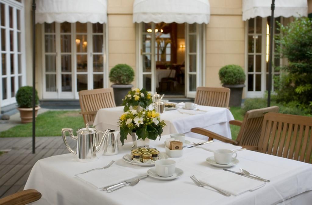 Grand Hotel Sitea Torino Ristorante foto The hotel's garden