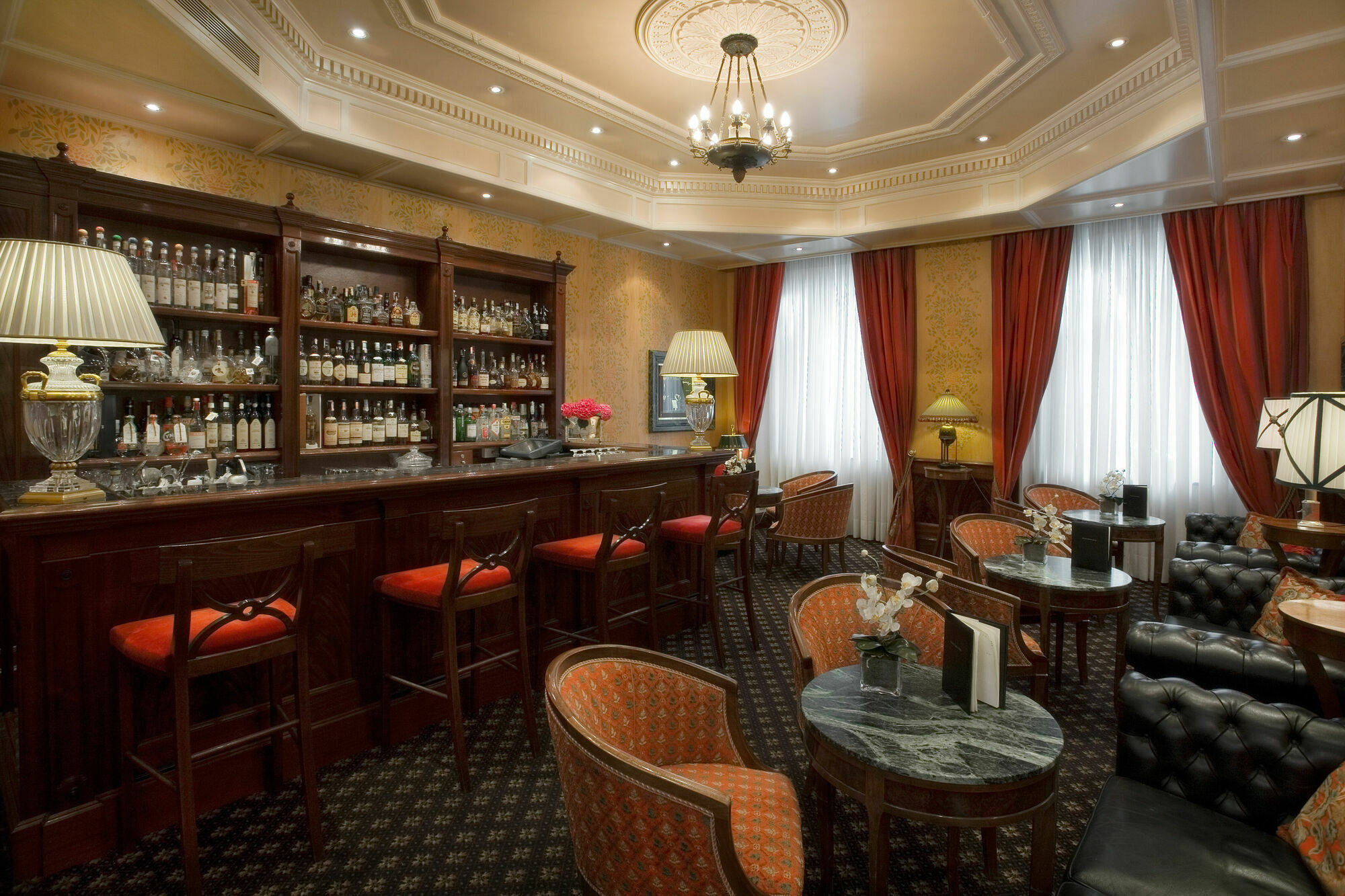 Grand Hotel Sitea Torino Ristorante foto The bar at the hotel